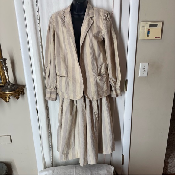 Vintage Project Perry Ellis Striped Culottes - Picture 7 of 11